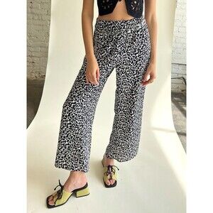 Lisa Says Gah Elaine Pant Plus Size 3XL Black White Memphis Shapes Geometric